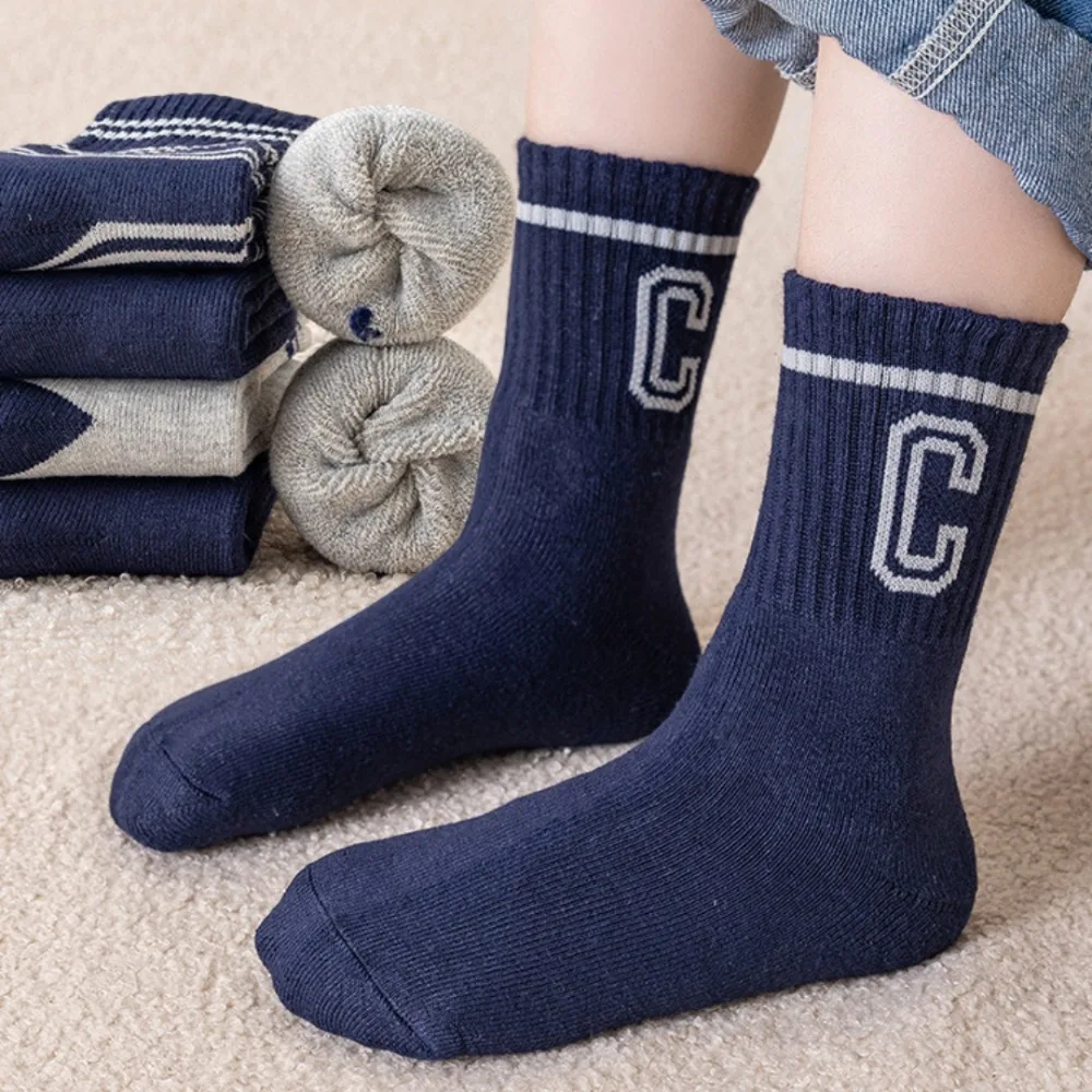 

5 Pairs New Autumn Winter Children Socks Cute Rabbit Bear Causal Crew Socks Cotton Thicken Warm Sports Socks for Boys Girls