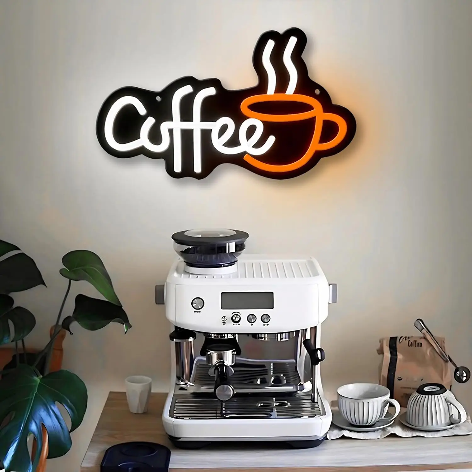 Coffee Neon Sign USB Powered LED Neon Light For Coffee Stantion Cafe Shop Party Art Decoration Advertisement Board Display Sign