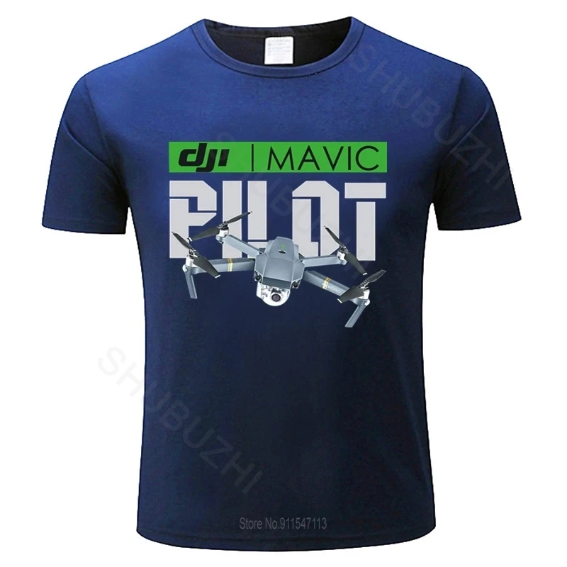 New Mavic Pilot Black Drone Men\'s Black T-shirt Summer Cotton T Shirt Men Unisex Fashion Brand Tshirt  Male Summer Teeshirt