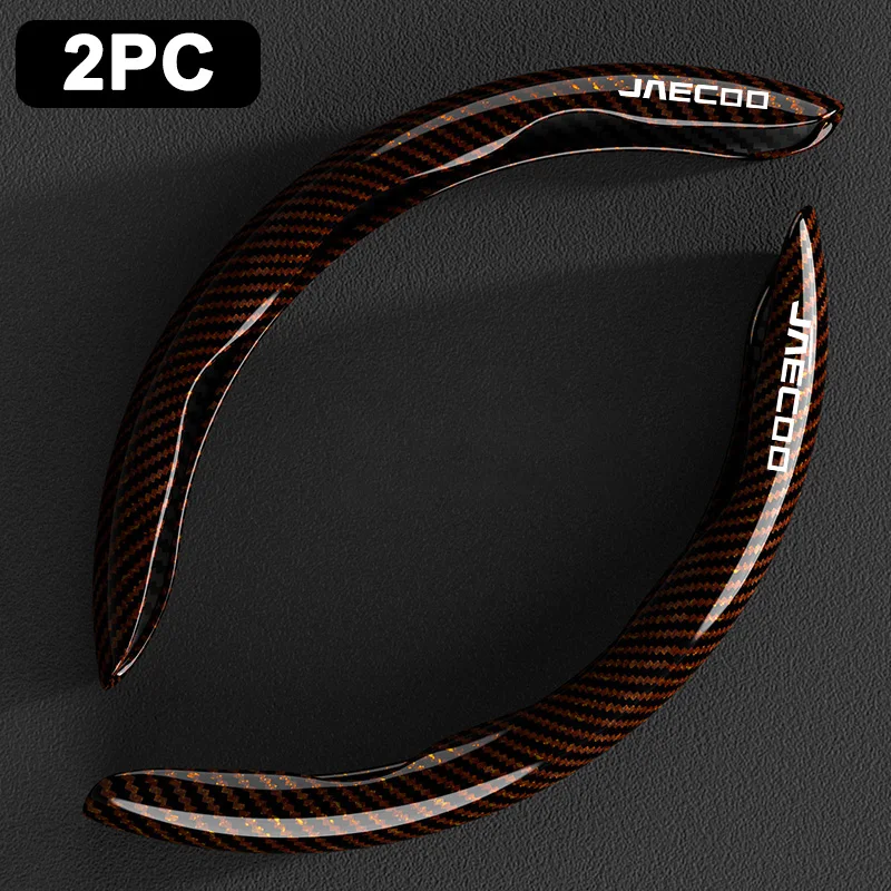 

2pcs Carbon Fiber Silicone Car Steering Wheel Cover Leather Wheel Booster Cover For Chery Jaecoo J7 J8 Car-Styling Accessories