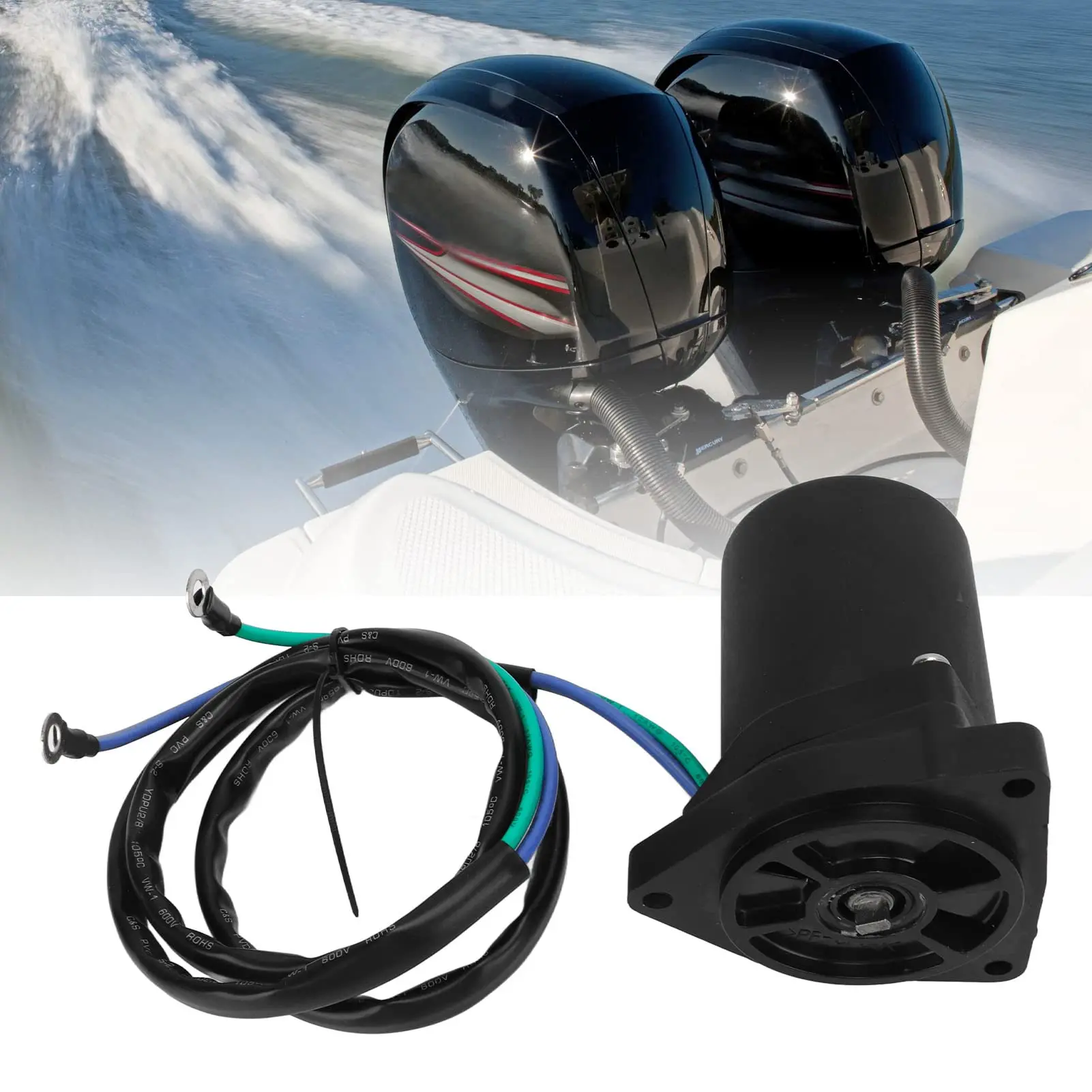 

Outboard Engine Power Tilt Trim Motor 6EK 43880 00 00 Compatible for4T F75 F80 F90 F100 F115 FL115 F125 F130