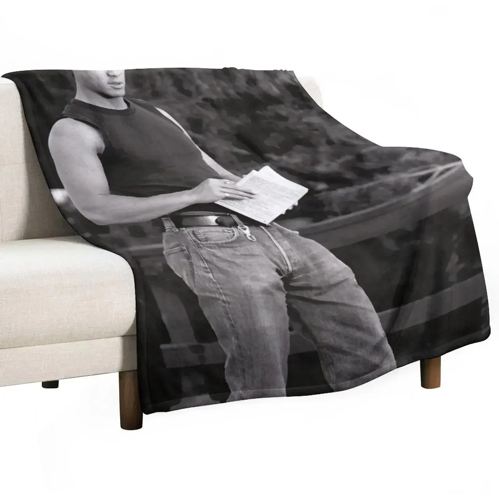 Nick Kamen Throw Blanket Cute Plaid Thin valentine gift ideas Blankets