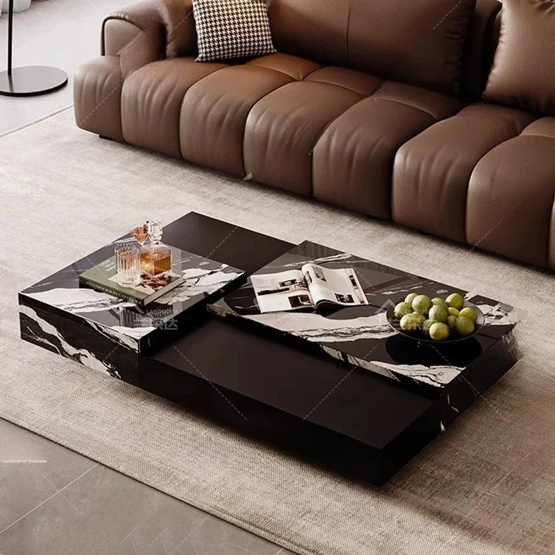 Living Room Modern Coffee Table Luxury Italian Cheap Transform Coffee Table Service Center Mesa Auxiliar Entrance Hall Furniture