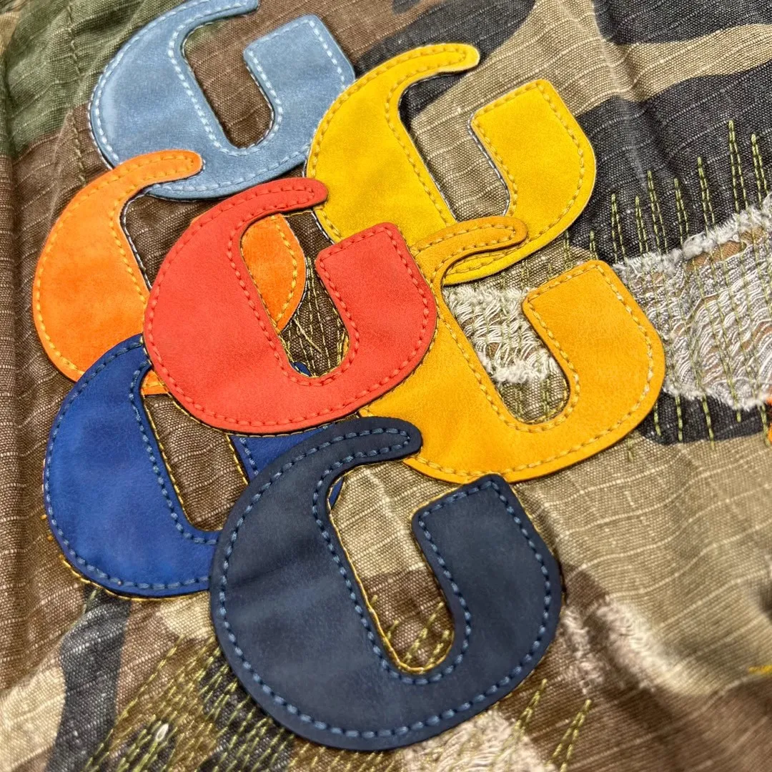 New 2025 luxury Men PATCH Desert WOODLAND CAMO CARGO SHORTS Comfortable Camouflage Skateboard Street Cotton Casual Shorts #a2