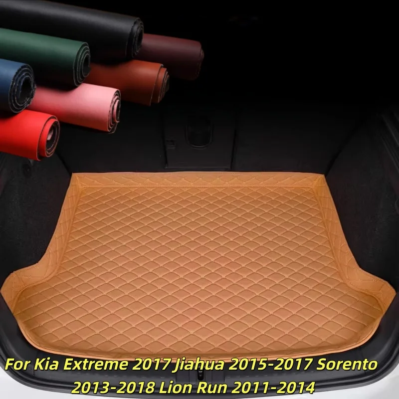 Car Trunk Mat 2017 Jiahua 2015-2017 Sorento 2013-2018 Lion Run 2011-2014 Car Interior Accessories For Kia Extreme