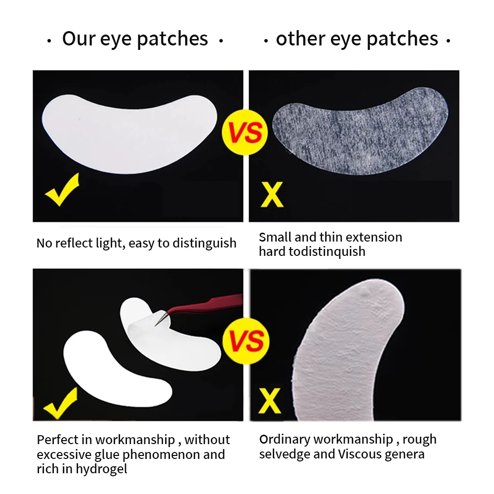 New 50 Pairs Under Eye Patches Eye Pads For Eyelash Extension Makeup Tools For Eyelash Extension Pad Gel Patch Grafted Eyes