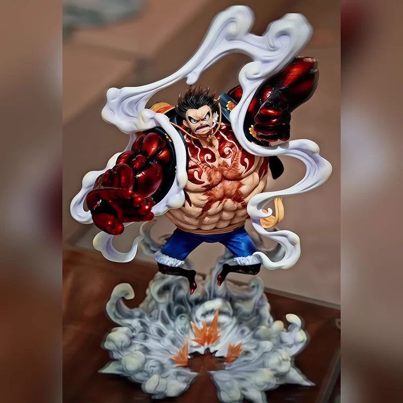 

New 40cm JT Statue Anime One Piece Gear Fourth Monkey D. Luffy Figures Model Doll Decoration Collectors Gift Trendy Toy