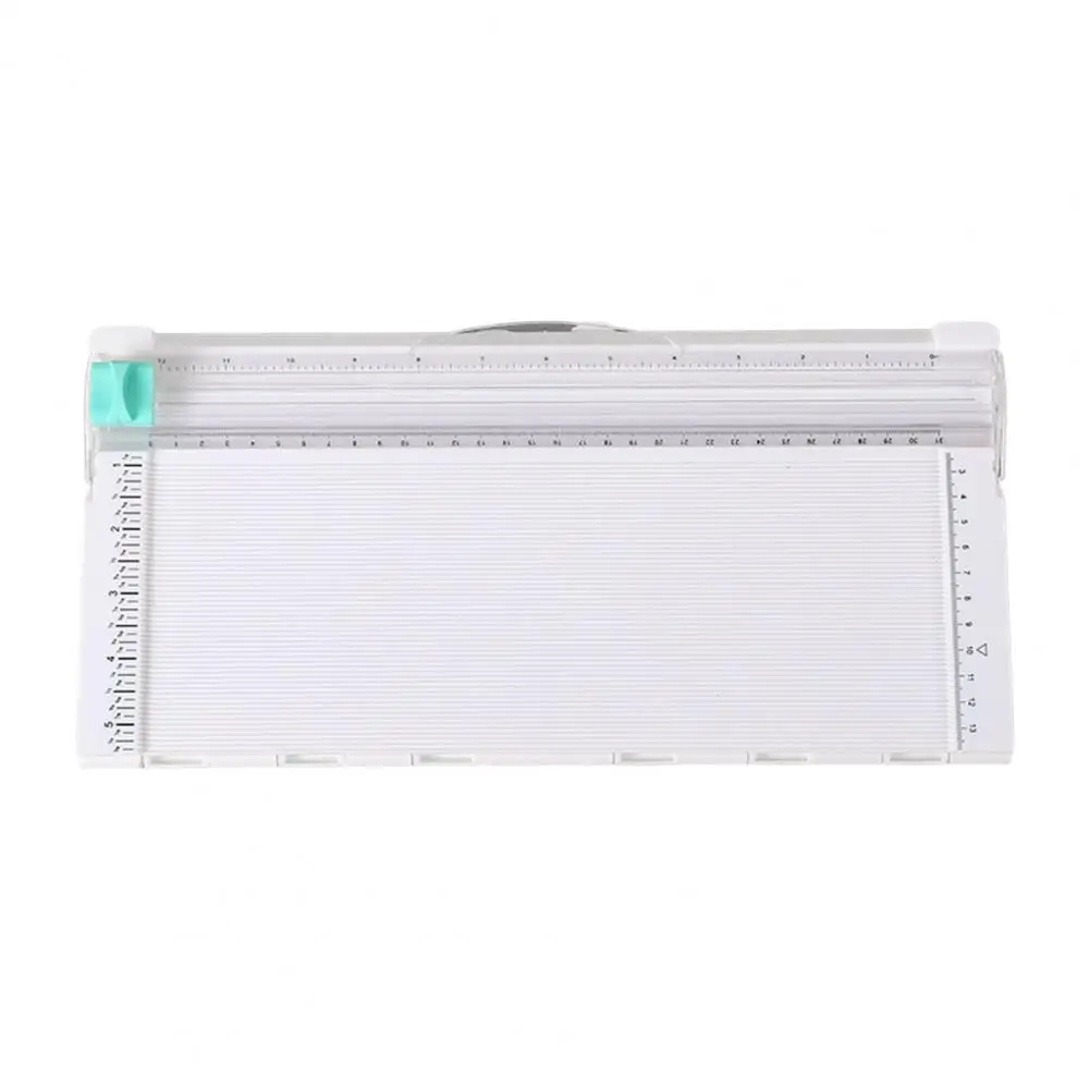 Paper Trimmer Scoring Board Portable Guide Craft Paper Clipping Scoreboard Foldable Burr-free Paper Trimmer School Supplies