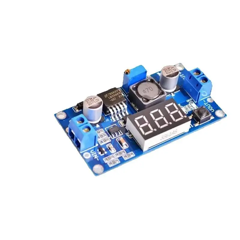 DC DC-DC 3~35V to 3.5~35V LM2596S Booster step up Step-up module Converter Regulated Power Supply+VoltMeter