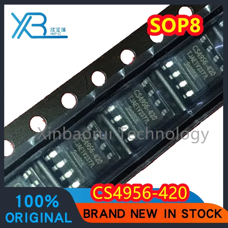 

(5/10pieces) CS4956EO CS4956-420 SOP8 lithium battery chip 100% brand new and original Electronics