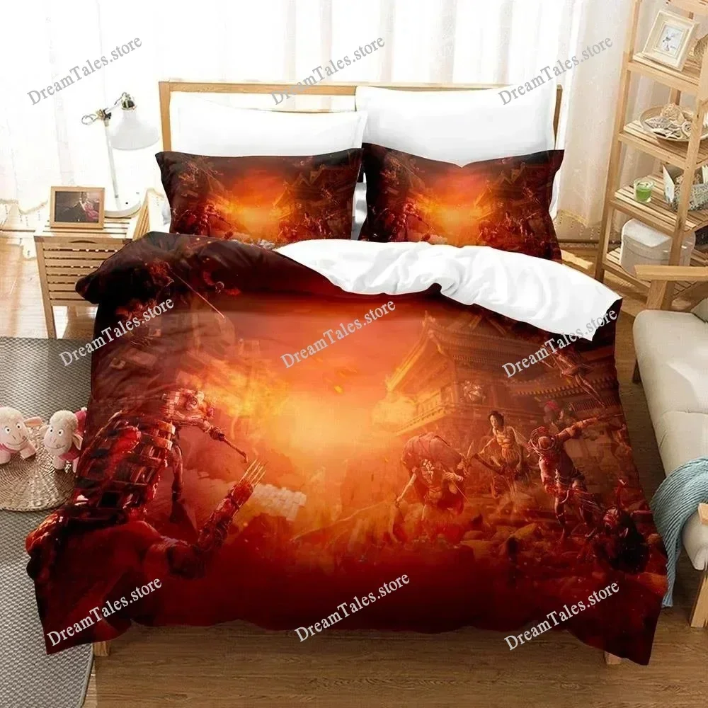 

3D Game Hellsweeper VR Bedding Set Single Twin Full Queen King Size Bed Set Adult Kid Bedroom Duvet Cover Sets Home Textiles741