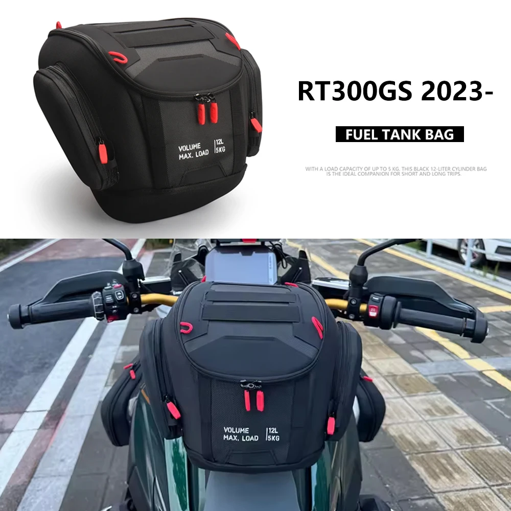 

Motorcycle Waterproof Fuel Tank Bag 12L Tool Backpack Portable Black For BMW R1300GS GS1300 R 1300GS R 1300 GS 2023 2024 2025