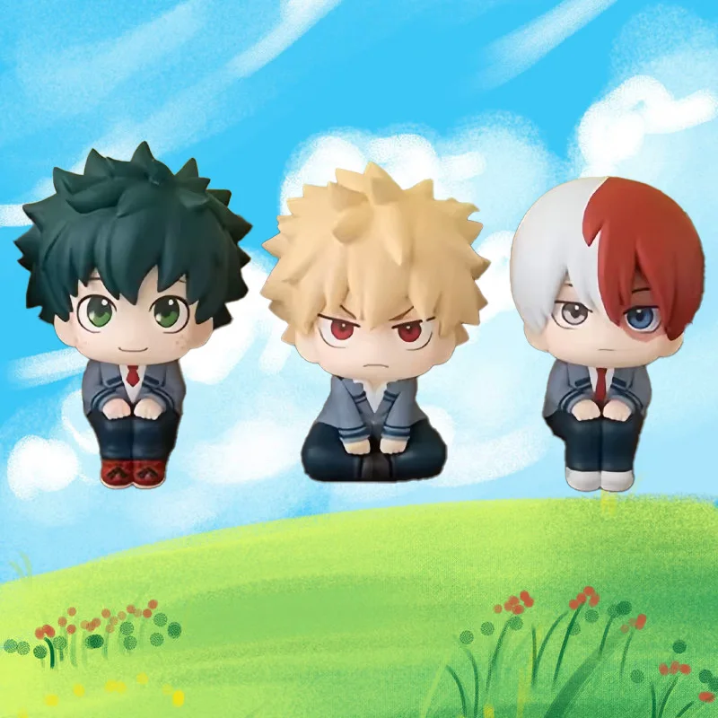 

Bandai Boku no Hero Academia Аниме Фигурка Midoriya Izuku Фигурка Бакуго Кацуки/Тодоки Шото Фигурка Коллекция ПВХ Игрушка
