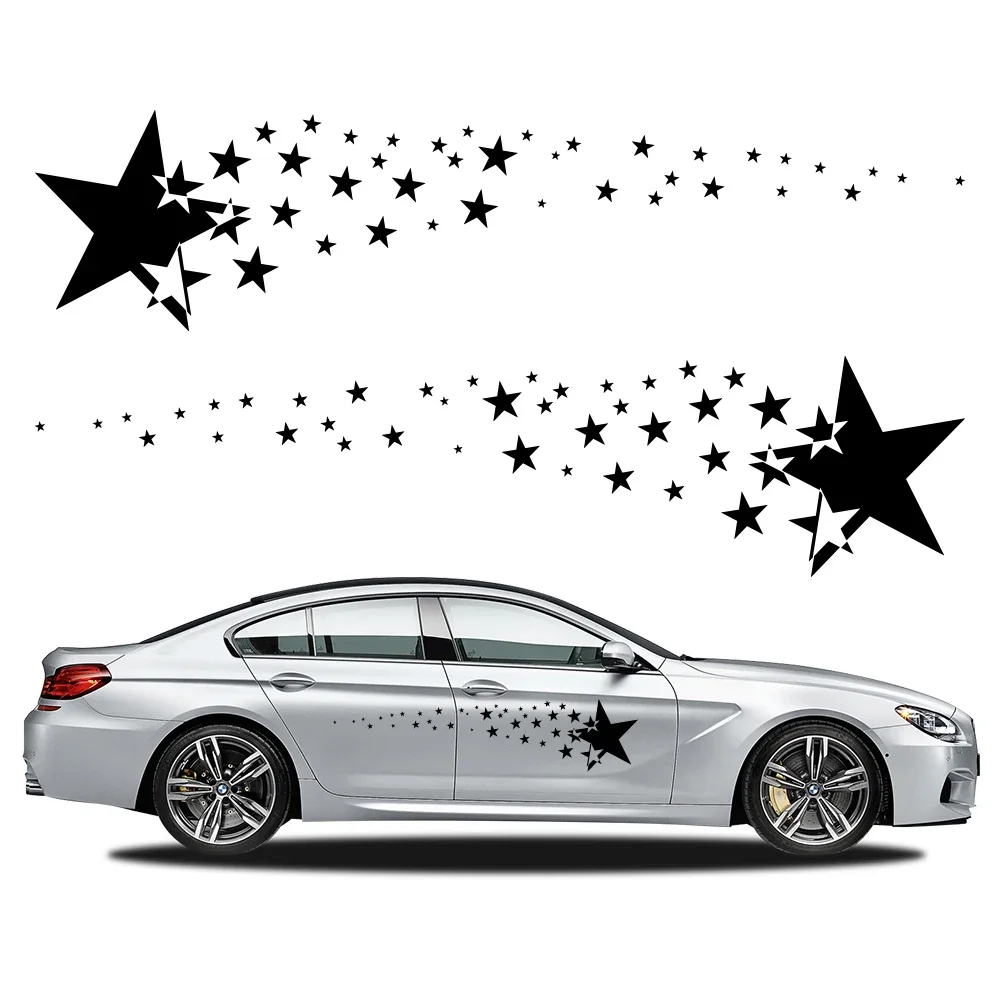 

Car Door Side Stickers Star Declas Auto Color Vinyl Film Waterproof Creative Vehicles PVC Stickers Exterior Car Accessories