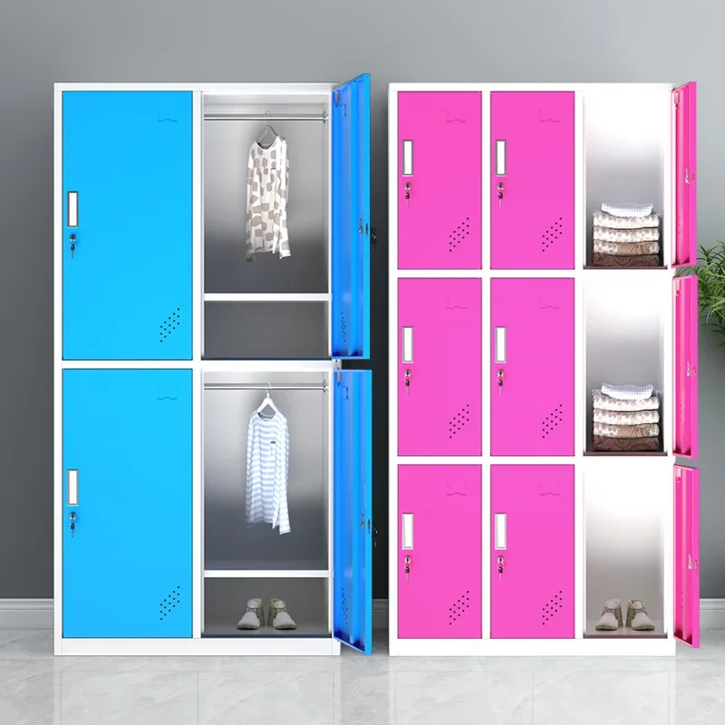 Colorful lockers, staff lockers, gym lockers, bathroom changing wardrobes, school bag cabinets, staff lockers