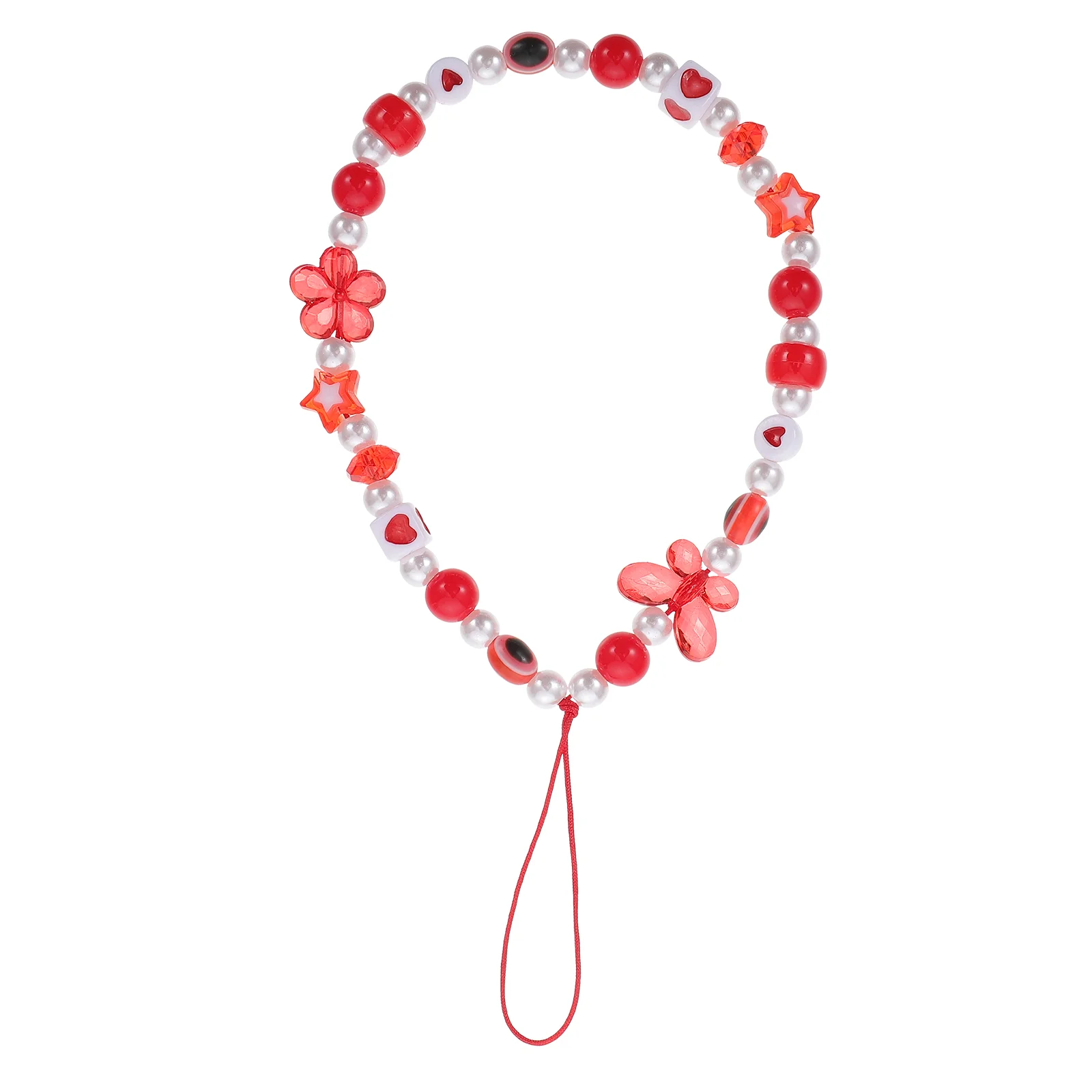 

Fashion Mobile Phone Straps Phones Keychain Lanyards Acrylic Name Tags Stylish Pattern Charm