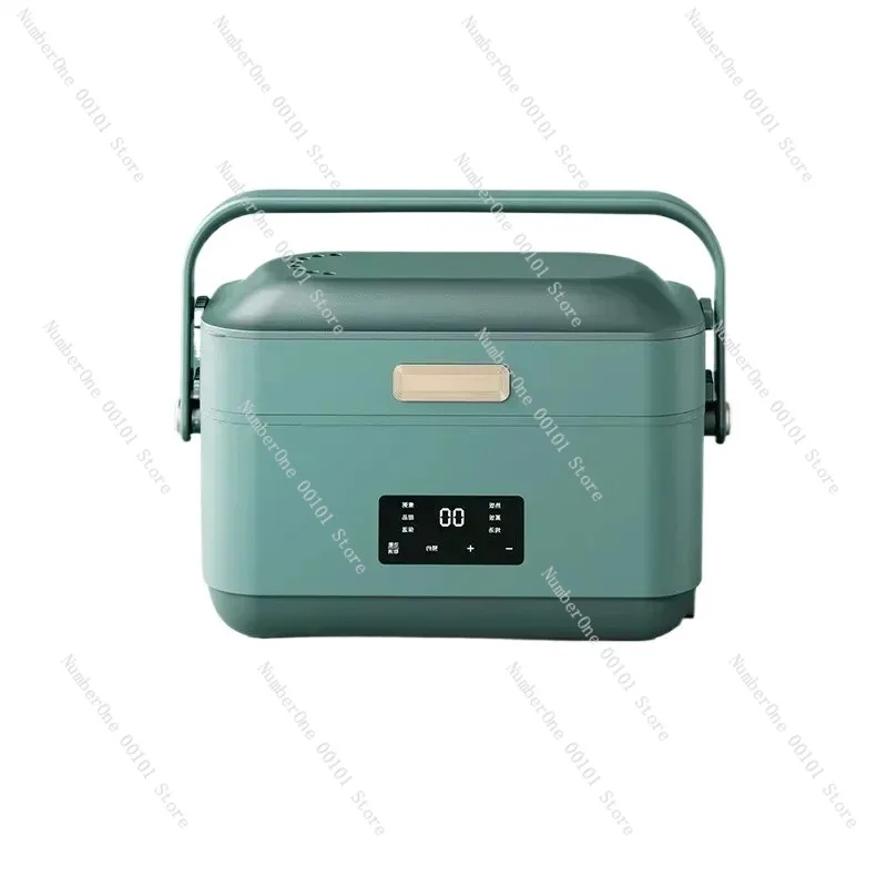 Electric Lunch Box Three-layer Stainless Steel Liner Cooking Insulation Portable Rice Heater Sealed and Fresh