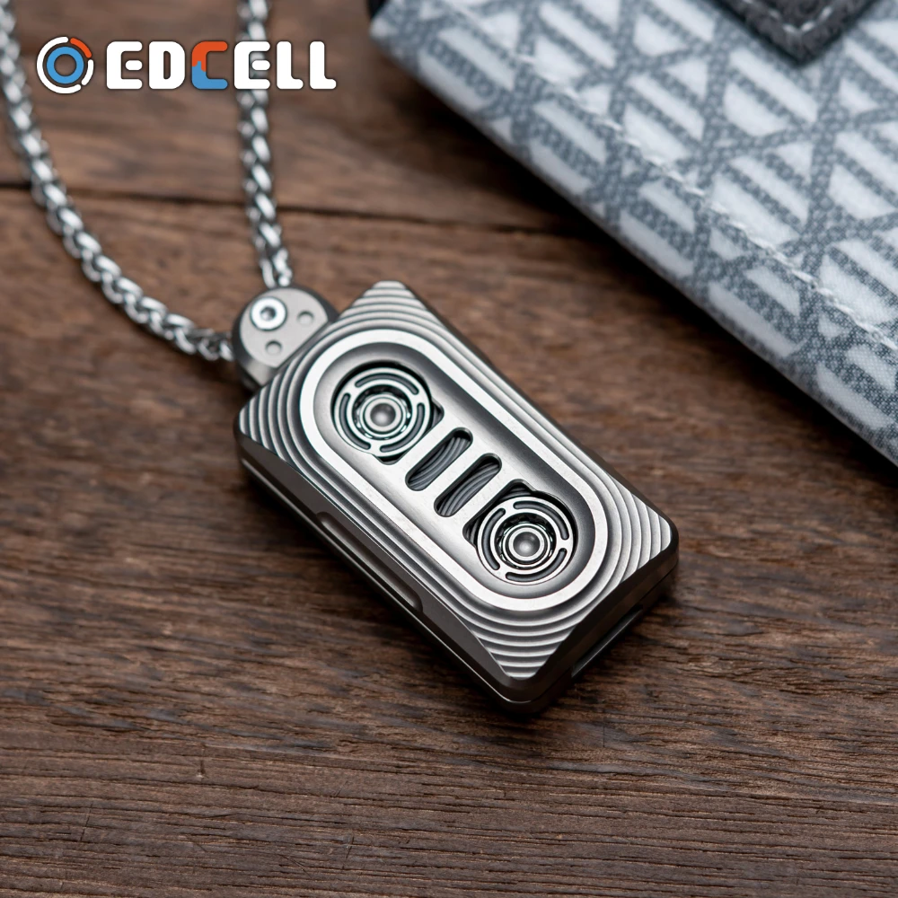 

EDCELL Tapedrive Fidget Slider Mechanical Magnet Linkage Necklace Pendant Push Slider Stress Relief Toy Anxiety Relief Gadgets