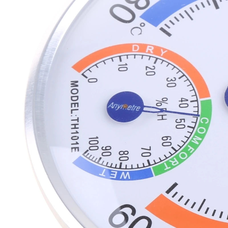 Compact Hygrometer Thermometer Indoor Outdoor Moisture Thermometer Humidity Gauge Meter for Patio Pool Kitchen