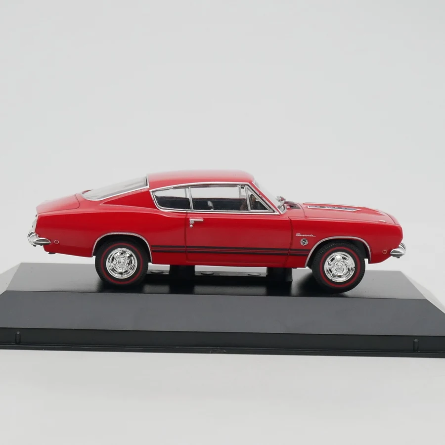 IXO 1:43 Scale Plymouth Barracuda Sports 1968 Muscle Car Simulation Alloy Car Model Diecast Toys Vehicle Collectible Souvenir