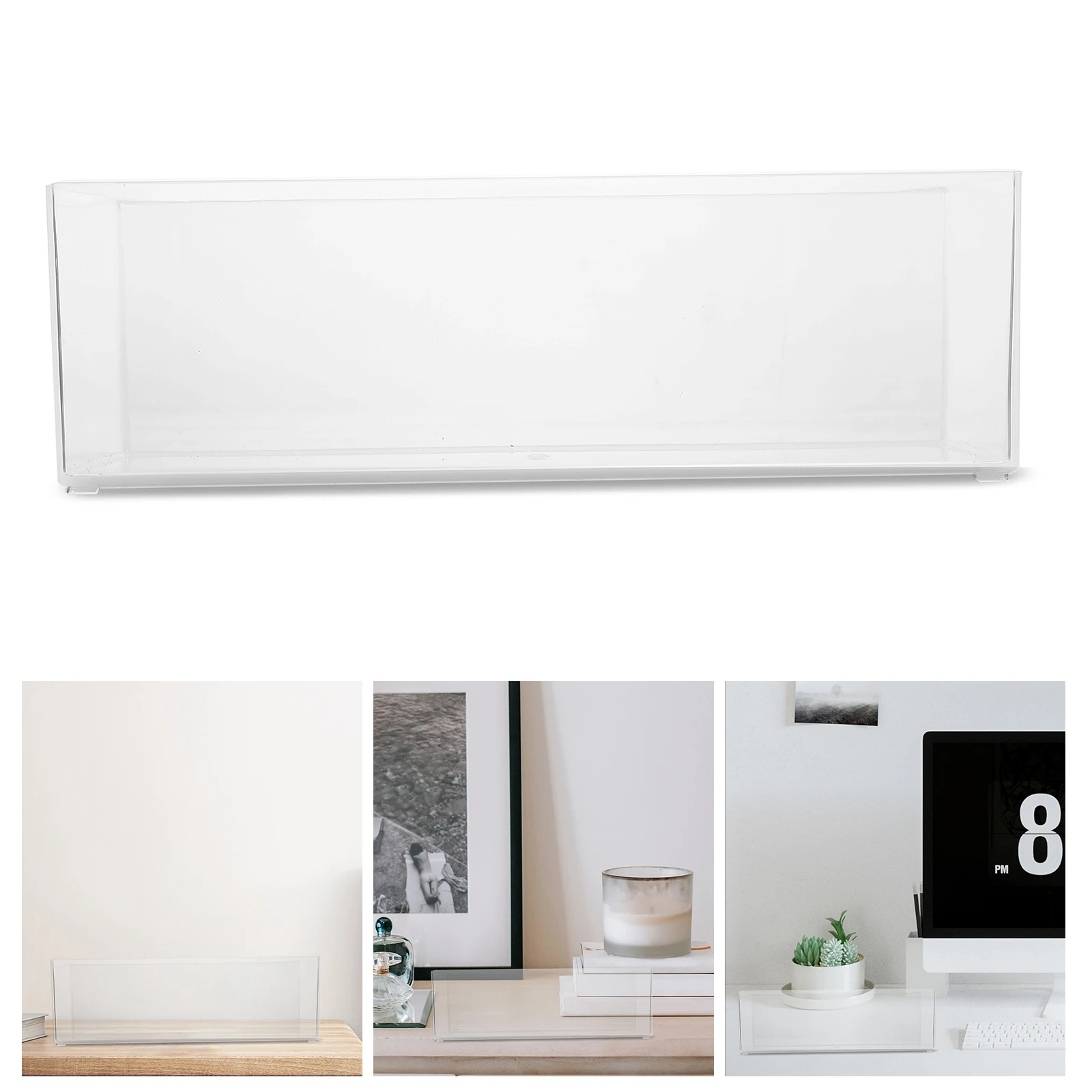 

Organizer Transparent Coffee Container Box For Home Office Hotel Pp Desktop Storage Rack Sugar Bag Holder Coffee Station