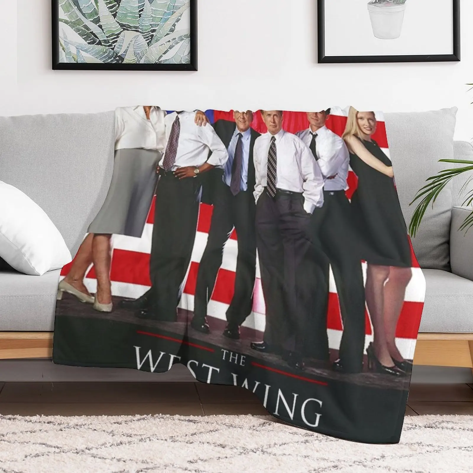The West Wing Cast Throw Blanket Cozy Warm Blanket for Bed Room Decor