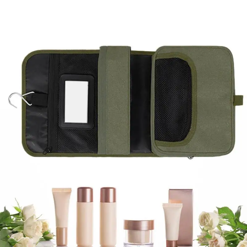 Hanging Toiletry Bag Travel Size Toiletries Hanging Bag Makeup Bag Hanging Toiletries For Men & Women With Large Capacity