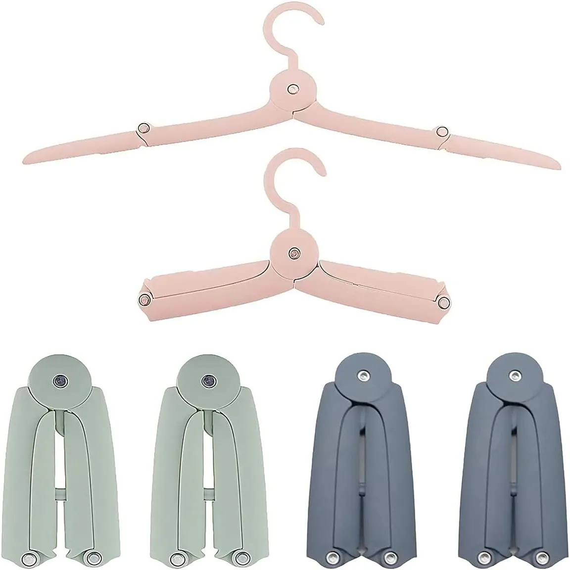 

Travel Folding Hanger Childrens Clothes Hangers Kids Clothes Rack Shelf Decor Foldable Baby Clothes Clip Portable Cloth Hanger