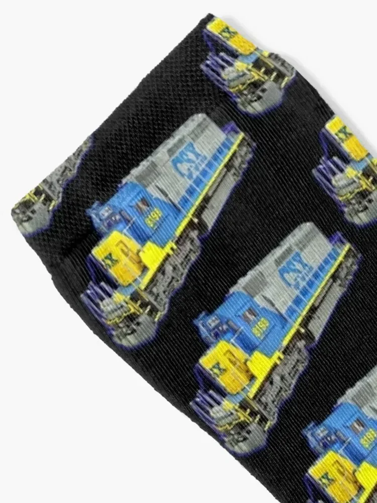 Freight Train CSX Engine Socks cute men cotton high quality floor Run Socks Women's Men's