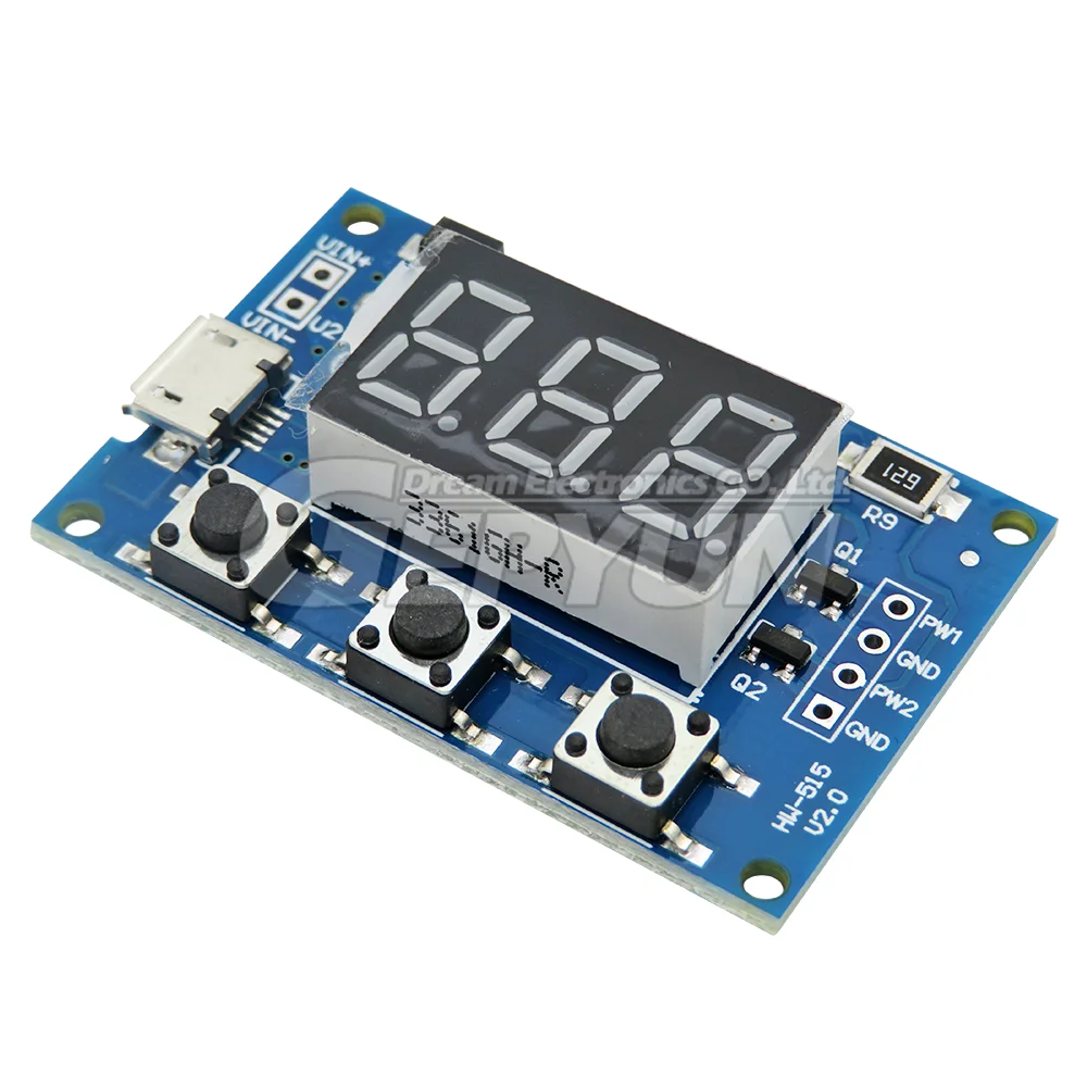 2 Channel PWM Generator adjustable Duty Cycle Pulse Frequency Module