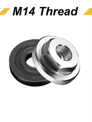 M14 M10 angle grinder Hexagon Flange Nut Quick release Locking Set Tool For 100 125 Type thread inner outer flange
