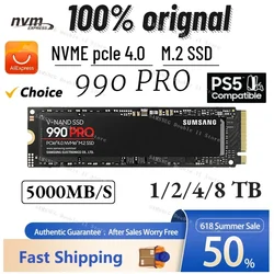 990 PRO 내부 SSD, 플레이스테이션 5, PS5, 노트북용, M2 2280 PCIe Gen 4.0x4 NVMe, 8TB, 4TB, 2TB, 1TB, 신제품