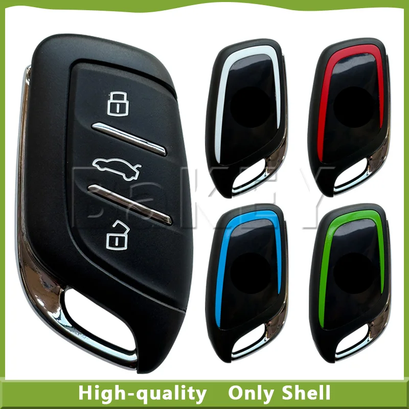 

For MG MG4 MG5 MG6 MG ZS EV HS EHS ZX GT 3 Button Replacement High-Quanlity Car Key Shell Case Fob