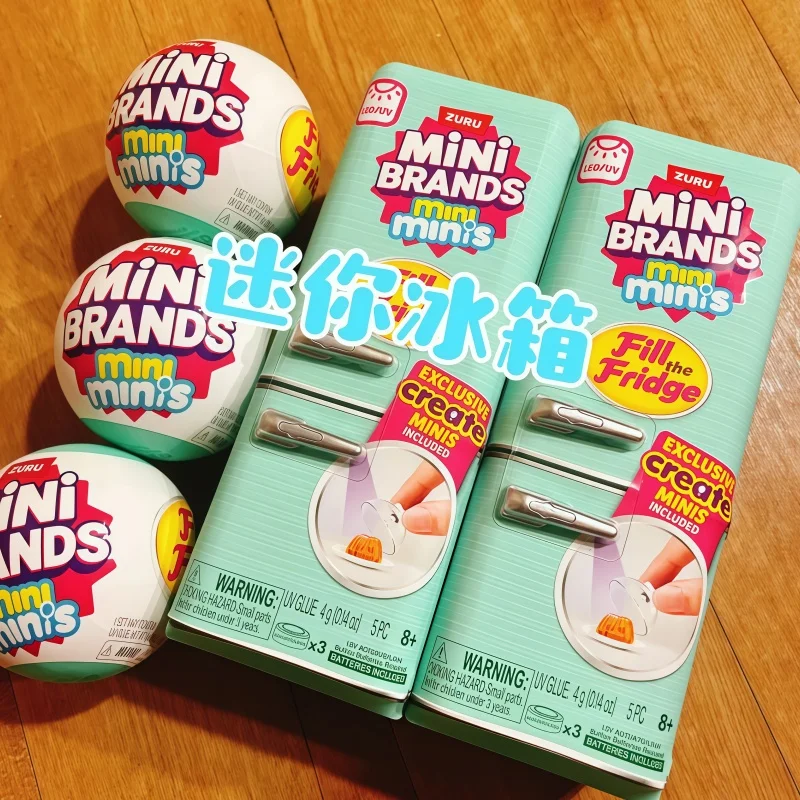 

Hot Mini Fill The Fridge, набор слепых коробок-модный коллекционный игровой декор дома, игрушка для серии Mystery Ball, подарки