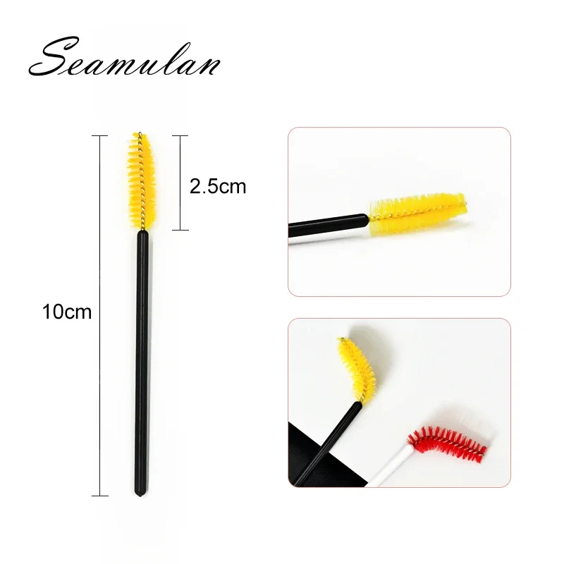 Brosse applicateur de mascara pour cils, ensemble de pinceaux cosmétiques, outils de maquillage pour la beauté