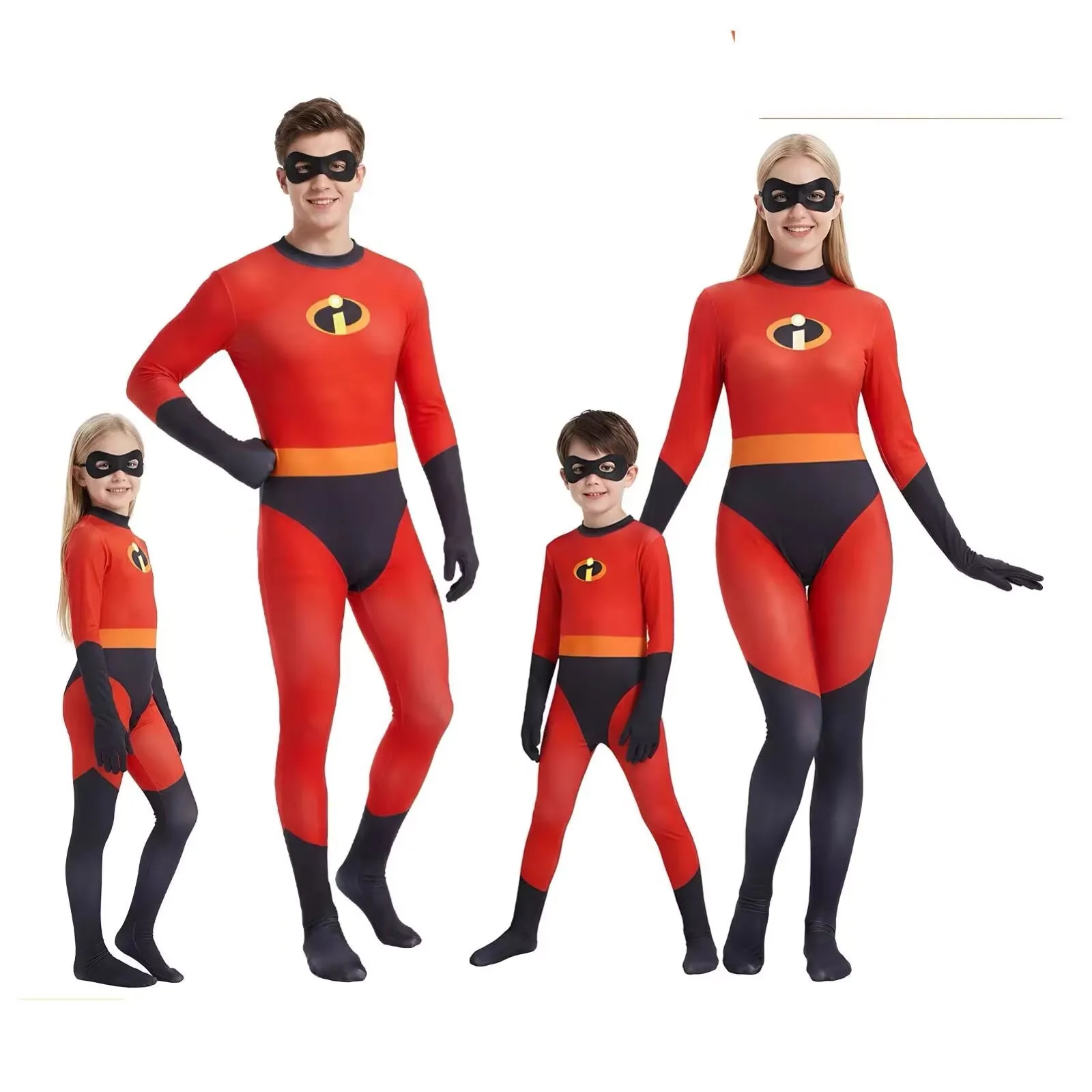 Disfraz de Elastigirl, Hulk y Spiderman de la Familia Increíble para Adultos, Mono, Traje de Cuerpo Entero, Disfraces de Halloween para Mujer