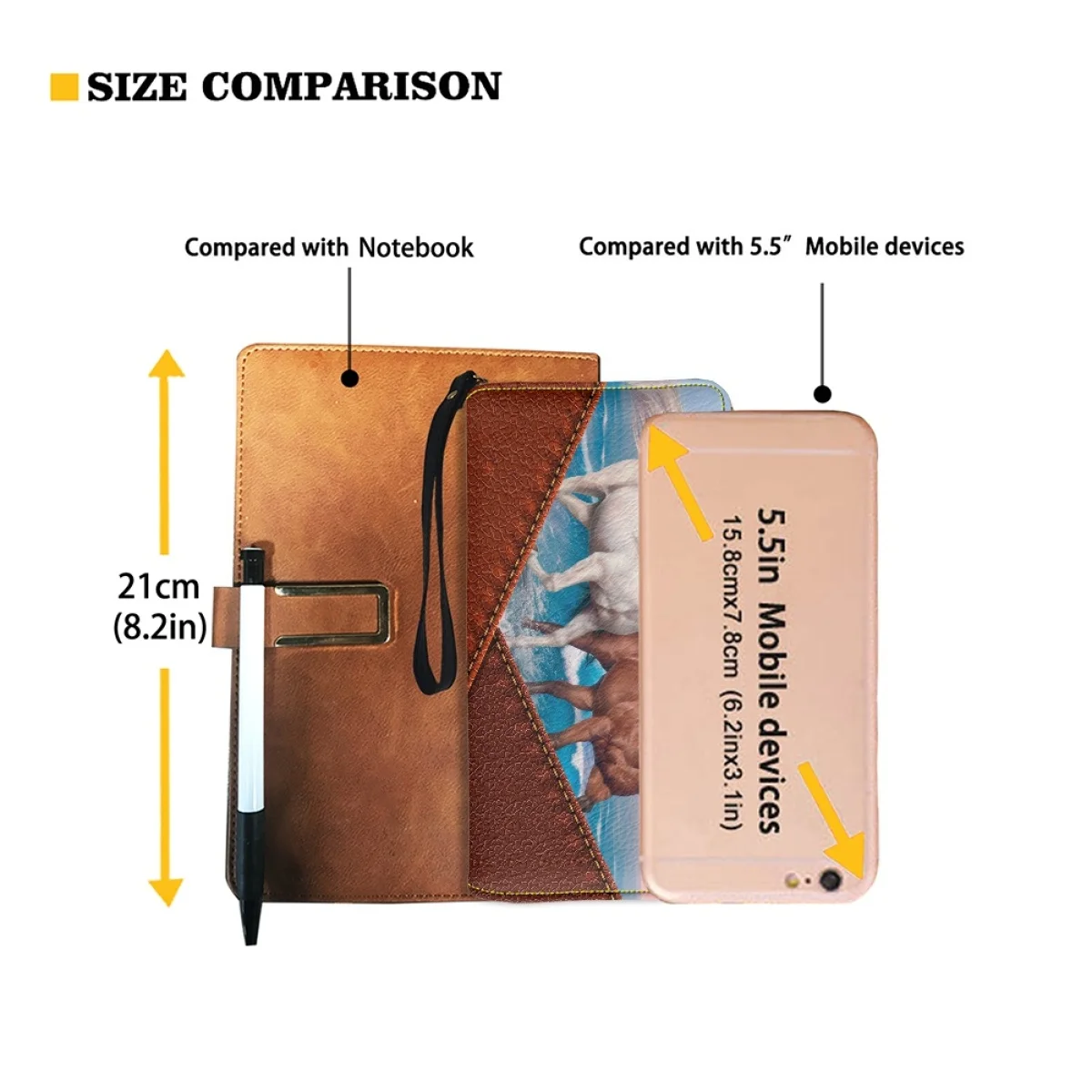 Grappig Paard Pu Lederen Ontwerp Polsbandje Portemonnee Mode Outje Portemonnee Portemonnee Houder Dier Patroon Kleine Clutch Met Rits 2023