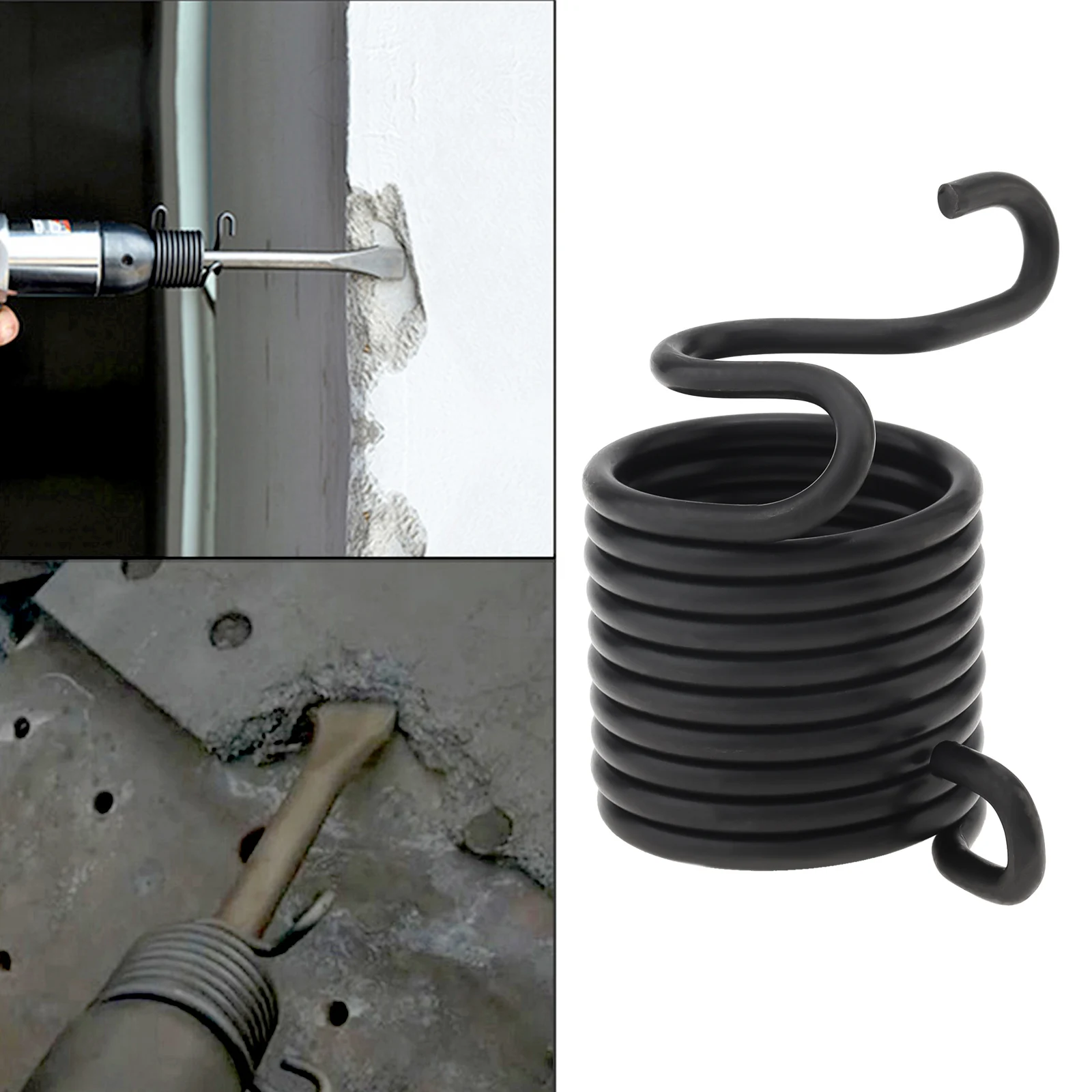Air Shovel Interface Spring Support 45# Steel Universal Hard Pneumatic Hammer Bits Pneumatic Rivets Impact Head Spring - view 4