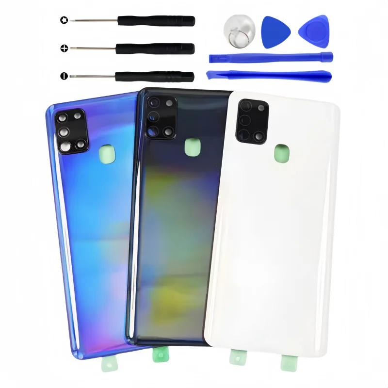 Battery Cover For Samsung Galaxy A21S SM-A217F SM-A217F/DS SM-A217M/DS SM-A217N Back Cover Rear Housing Replacement