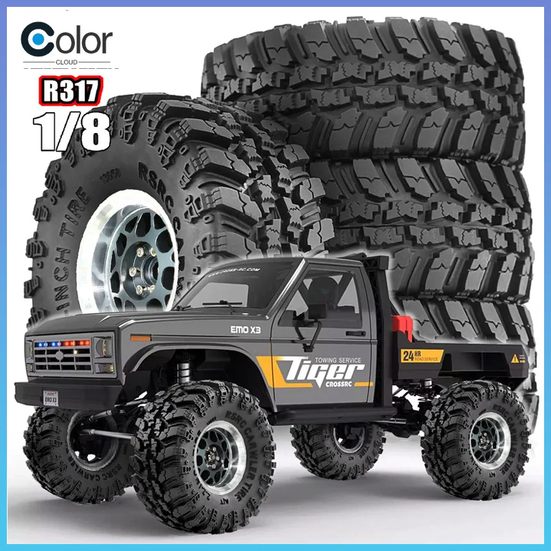 

Rs Red Spider 1/8 Crossrc Emo X3 Large Tiger Easy Control 4083 Wild Horse Металлические колпаки плюс шина R317 Автомобильные детали с дистанционным управлением
