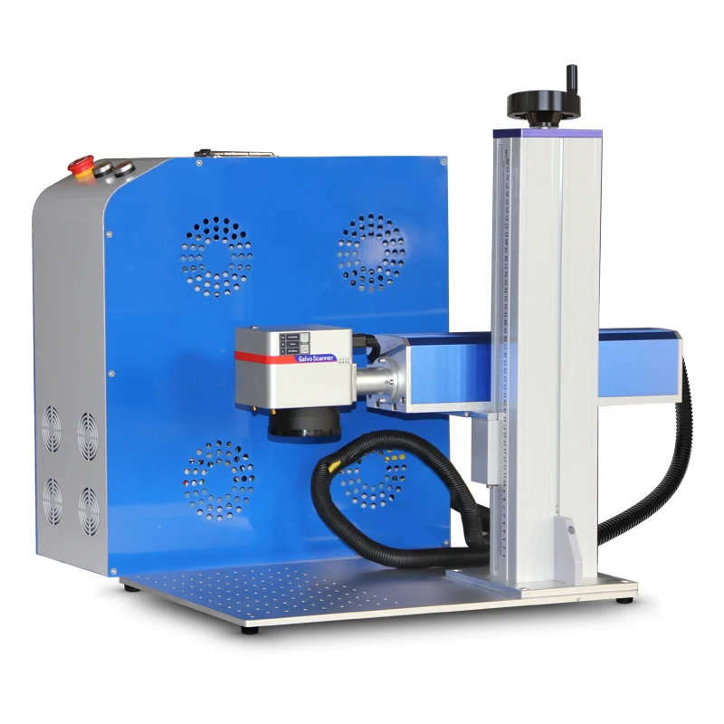 

Портативный ручной гравировальный станок La-ser мощностью 20 Вт для металла с воздушным охлаждением и поддержкой AI DXF DST PPT BMP для использования в ресторане