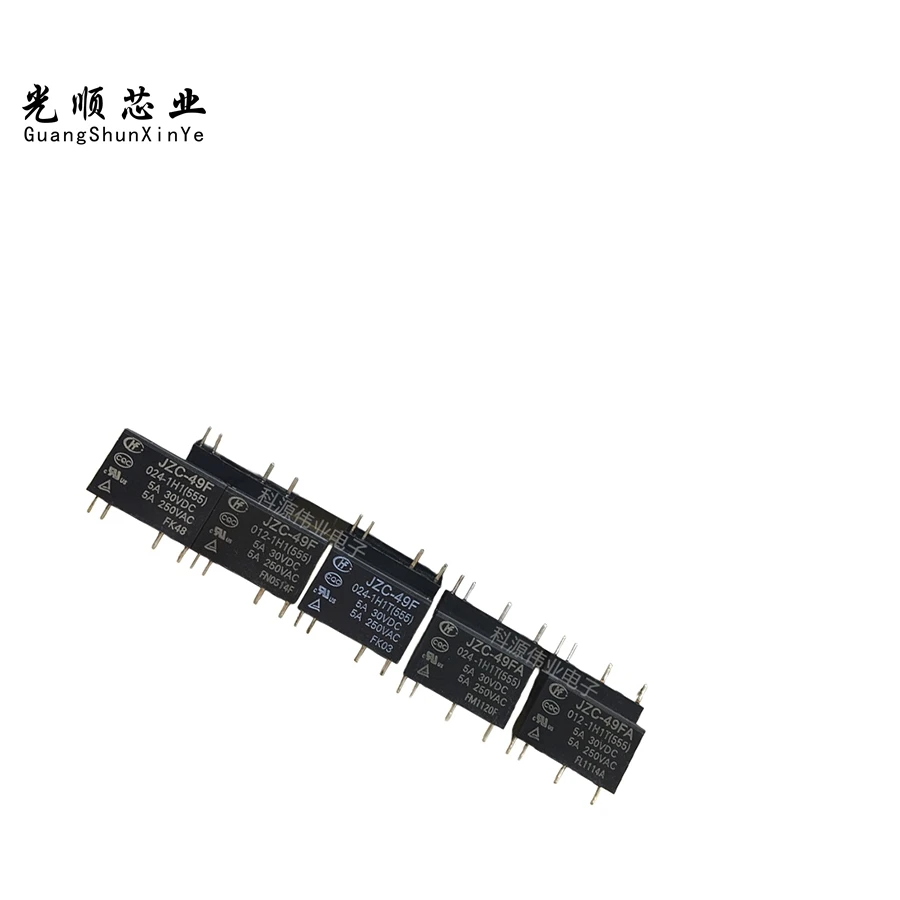HF49FA-024-1H1 JZC-49F 024-1H1 -1H1T JZC-49FA 012-1H1 12V24V