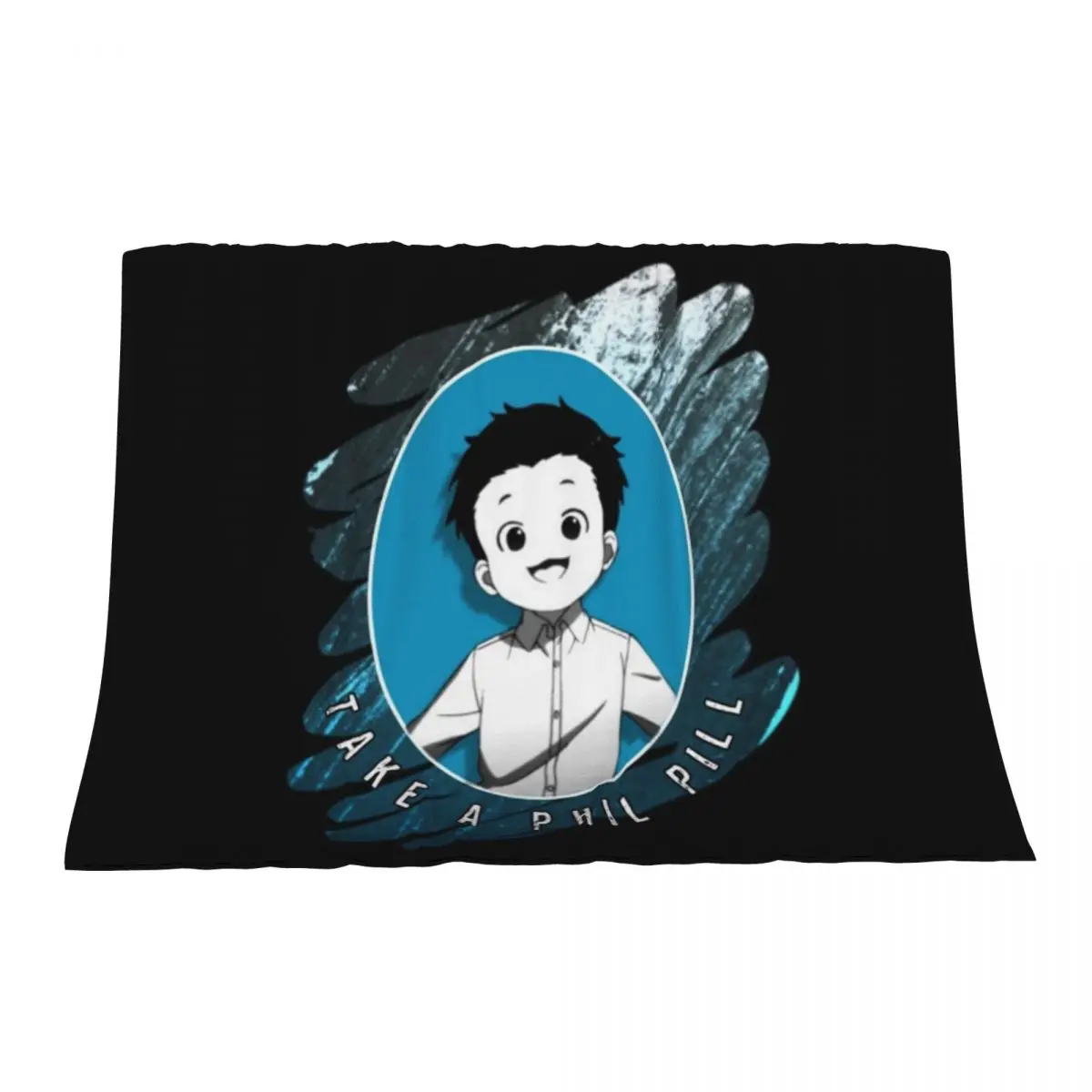 

The Promised Neverland Phil Throw Blanket Soft Plush Plaid Designers Thermals For Travel Multi-Purpose Blankets