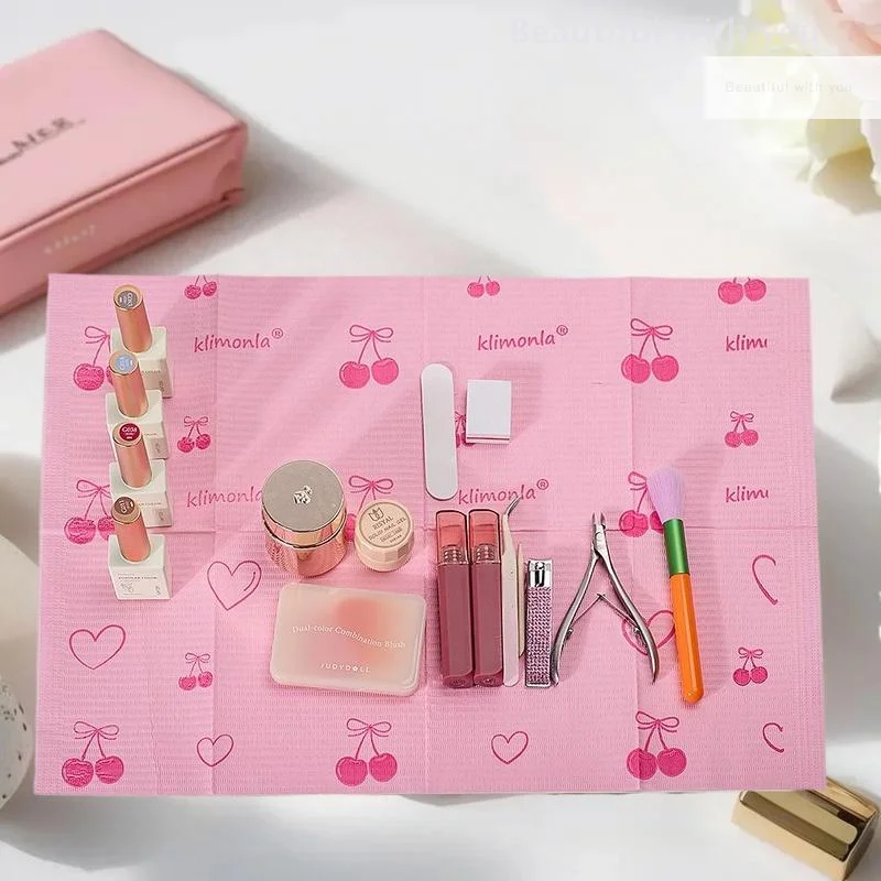 New20/50/125pcs Tappetino da tavolo usa e getta Nail Art Asciugamani di carta per unghie impermeabili Cuscinetti puliti Protezione Tovaglioli per manicure