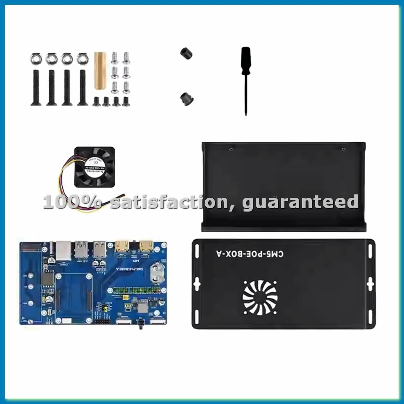 

Комплект платы ввода-вывода для Compute Module 5 с PoE Gigabit Ethernet RJ45 для RPi CM5, плата расширения PoE, вилка стандарта США - ABHG