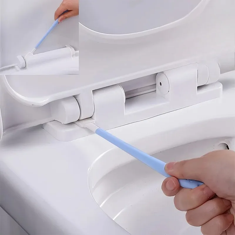 Paquete de cepillos desechables para limpieza de grietas con cabezales reemplazables, juego de cepillos para fregar con detalles multisuperficie para inodoro, cocina y patio