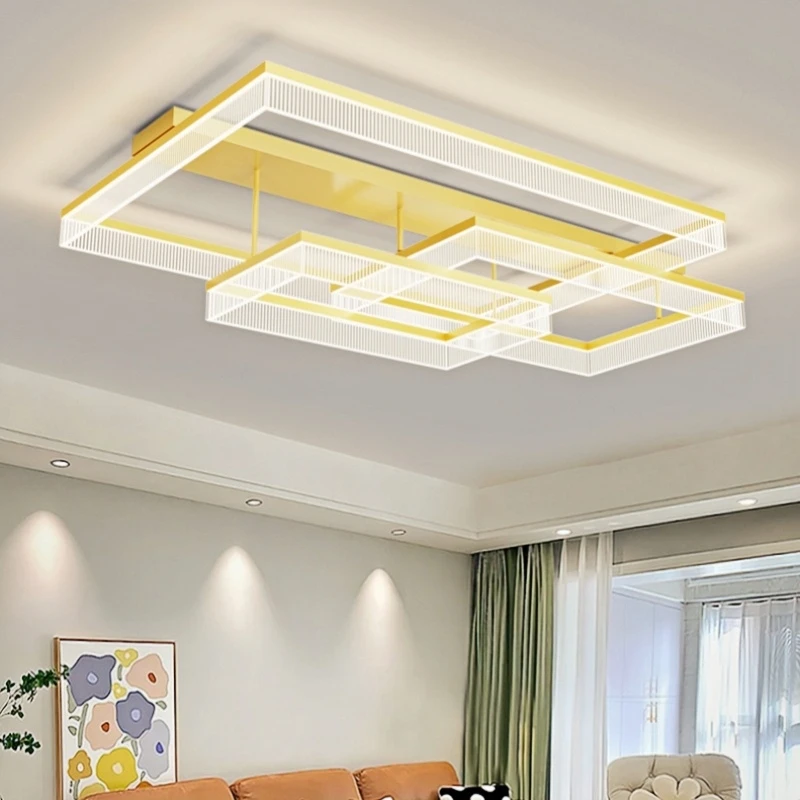 Modern LED Ceiling Lamps Dimming For Living Room Kitchen Table Bedroom Lustre Chandelier Lights Interior Home Decoration Pendant