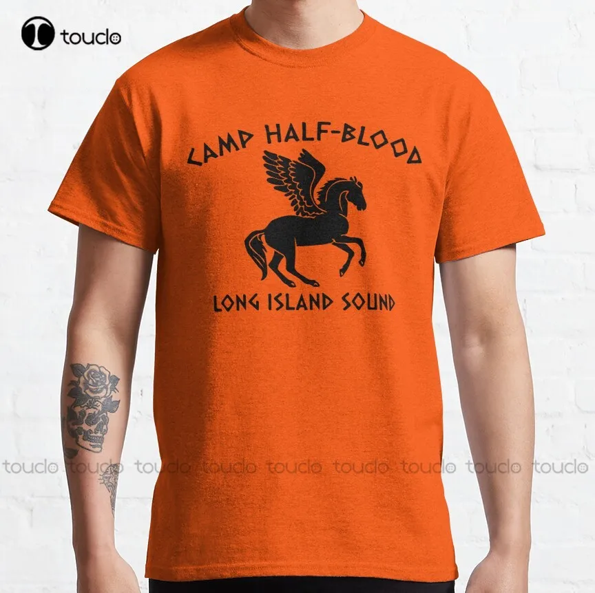 

Camp Half Blood Long Island Sound Classic T-Shirt Summer Shirts For Women Custom Aldult Teen Unisex Digital Printing Tee Shirt