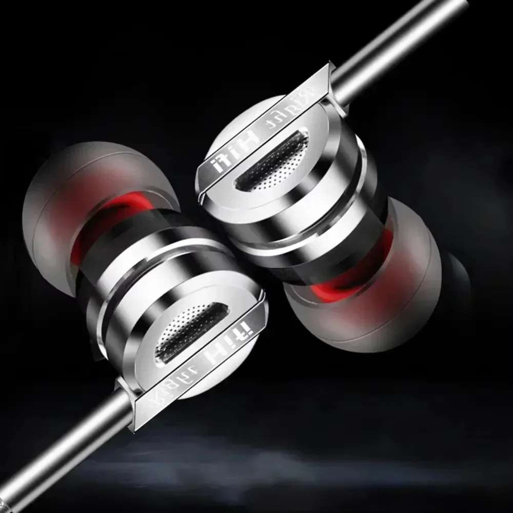 

YP ZLRLMHY QKZ DM9 Metal Music in Ear Wired Subwoofer Headphones with Microphone Pk QKZ DMD