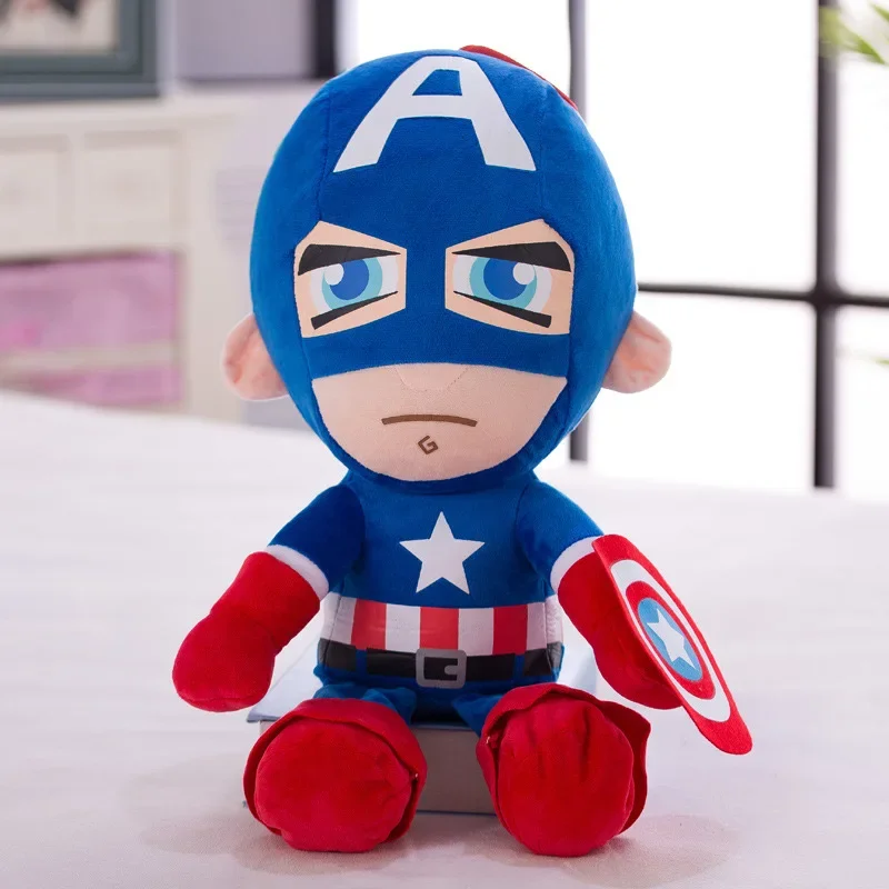 Hot Man Spidermaned Plush Toys Movie Dolls Marvel Avengers Soft Stuffed Hero Captain America Iron Christmas Gifts for Kids